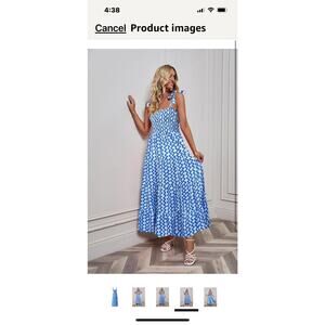 Women's Boho Maxi Dress Summer, Beach, Party, Square Neck, Flowy Casual Dress